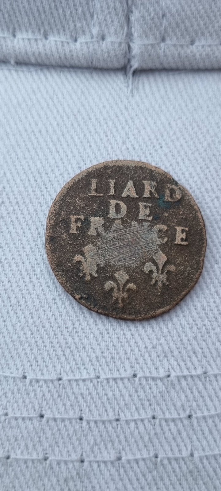 Franse Liard  17de eeuw, Ophalen of Verzenden, Losse munt