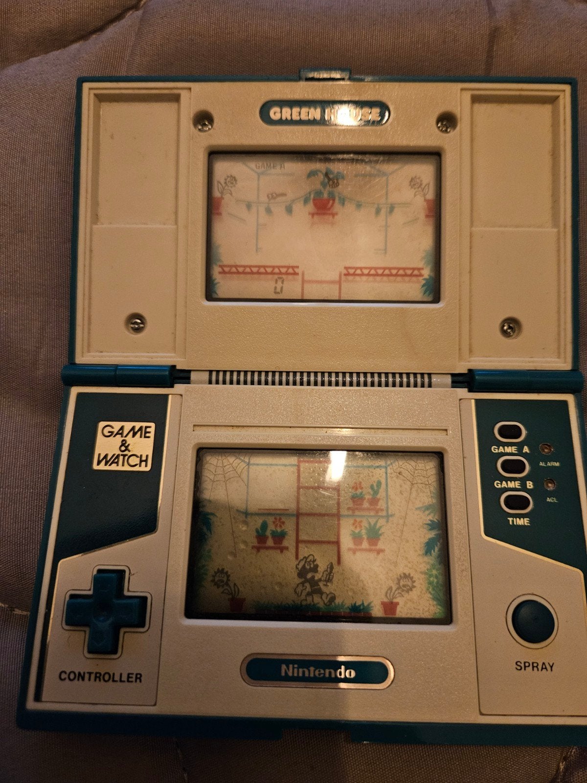 game and watch GREEN HOUSE in goede werkende staat!, Enlèvement ou Envoi