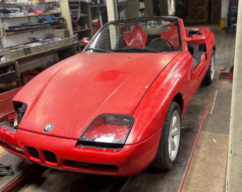 BMW Z1 - PROJECT -113000km -1989, Auto's, 2500 cc, Achterwielaandrijving, Cabriolet, Overige bekleding