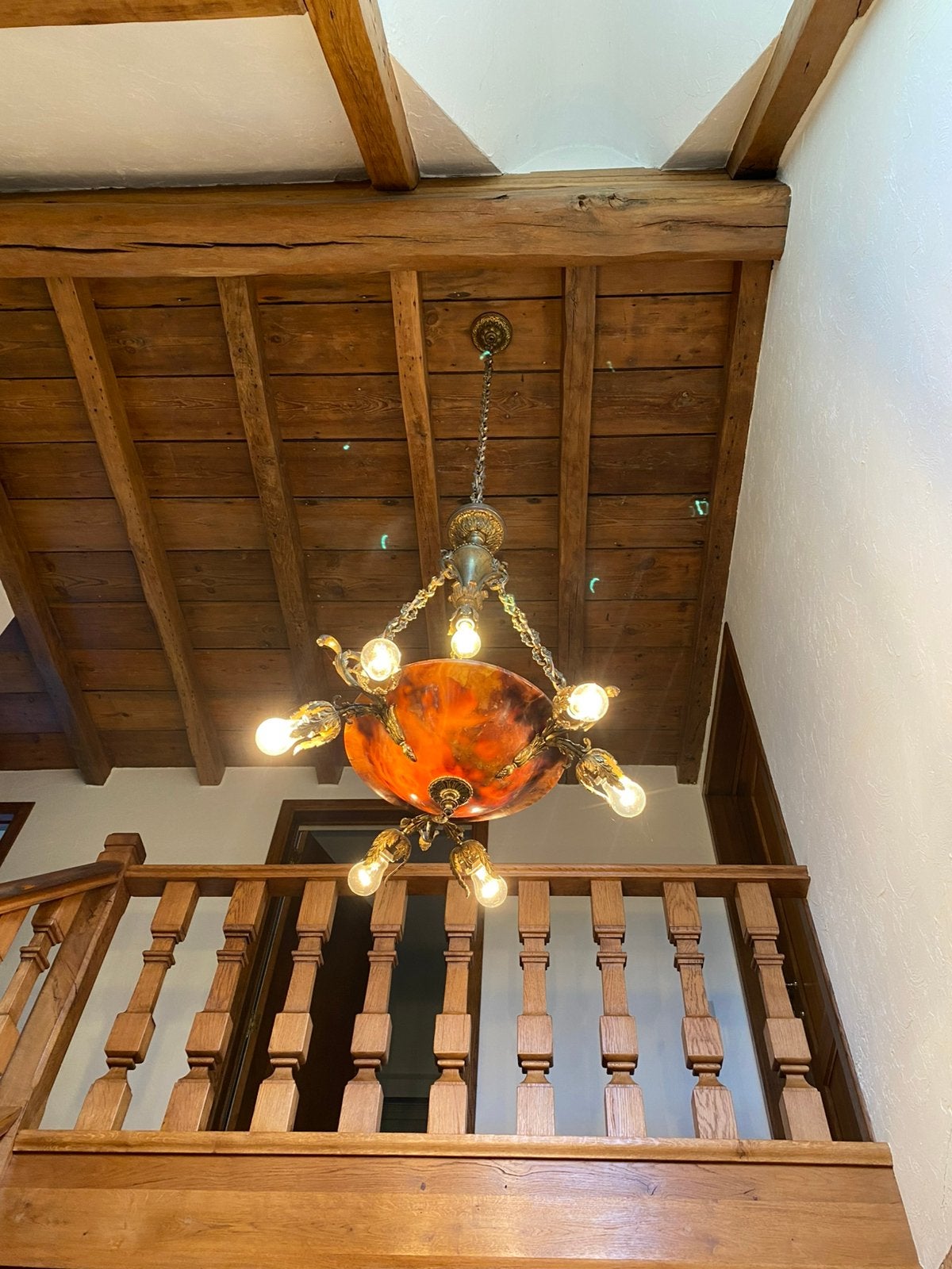 Antieke hanglamp, Antiek en Kunst, Ophalen