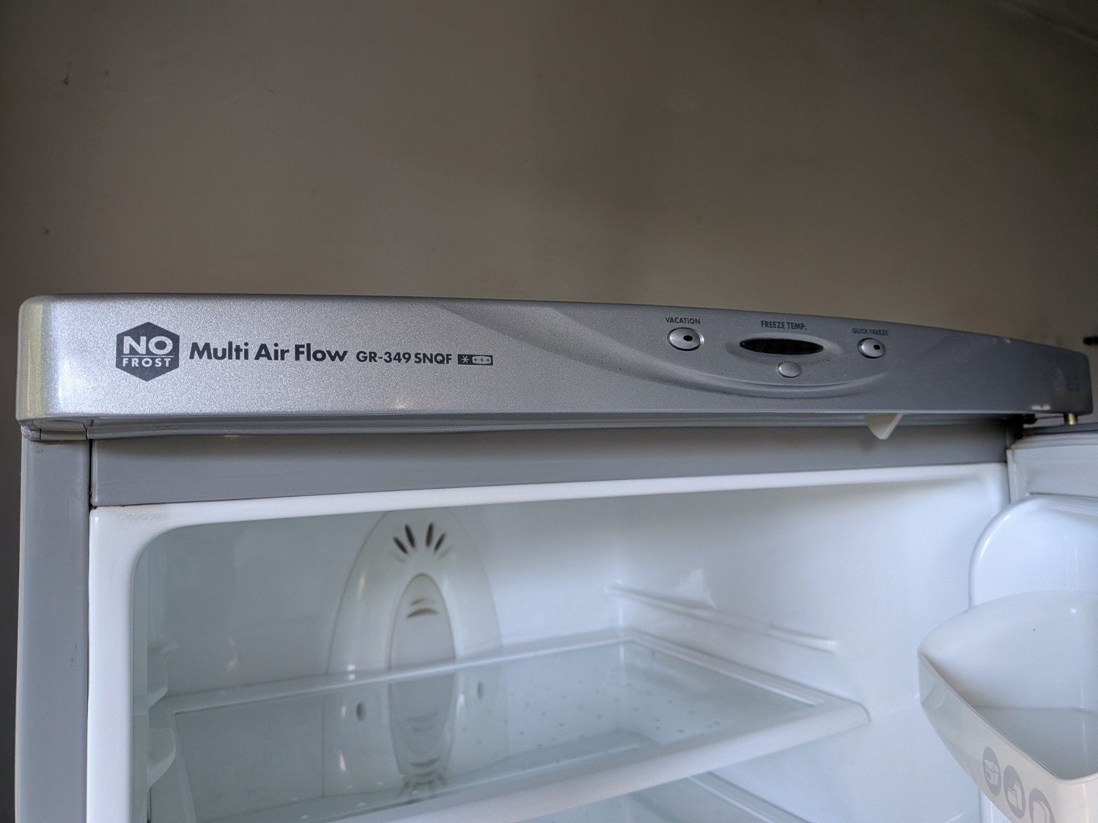 ijskast/diepvries LG, Avec compartiment congélateur, 160 cm ou plus, Enlèvement, Utilisé