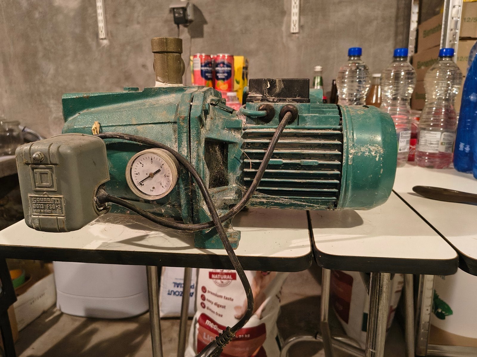 hydrofoorpomp, Zakelijke goederen, Ophalen
