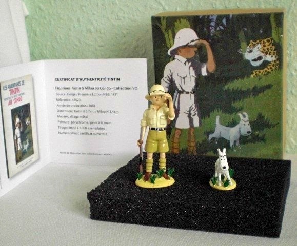 Figurine Tintin et Milou au Congo Pixi – 2019, Enlèvement ou Envoi, Neuf, Autres types
