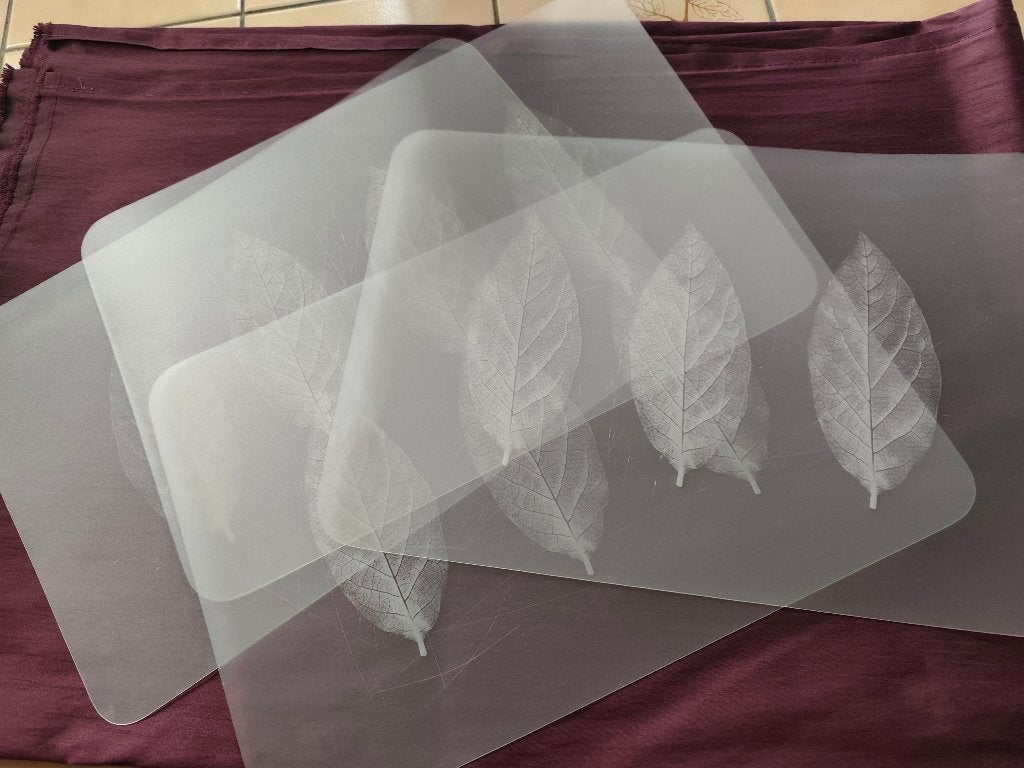 Sets de table    ., Plastique, Blanc, 30 cm, Enlèvement
