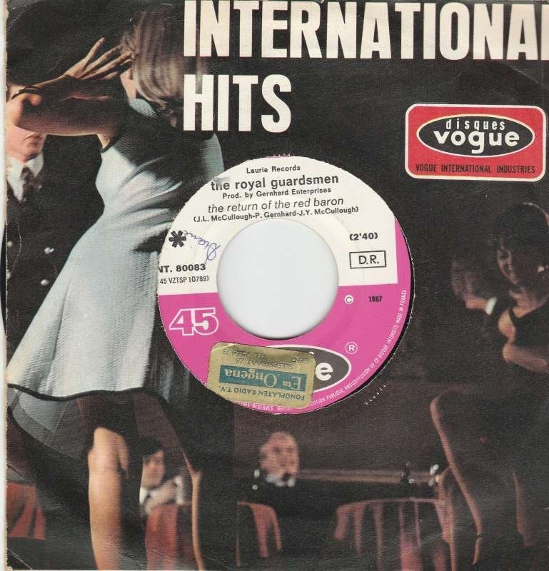 single Royal Guardsmen - The return of the Red Baron, Enlèvement ou Envoi, 7 inch, Comme neuf, Pop