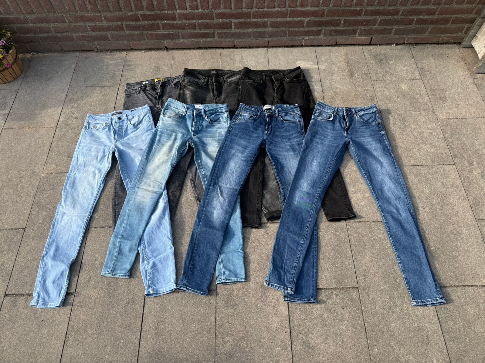 7 paires de jeans, Vêtements | Hommes, Jeans, Enlèvement ou Envoi, Comme neuf, Bleu, W32 (confection 46) ou plus petit