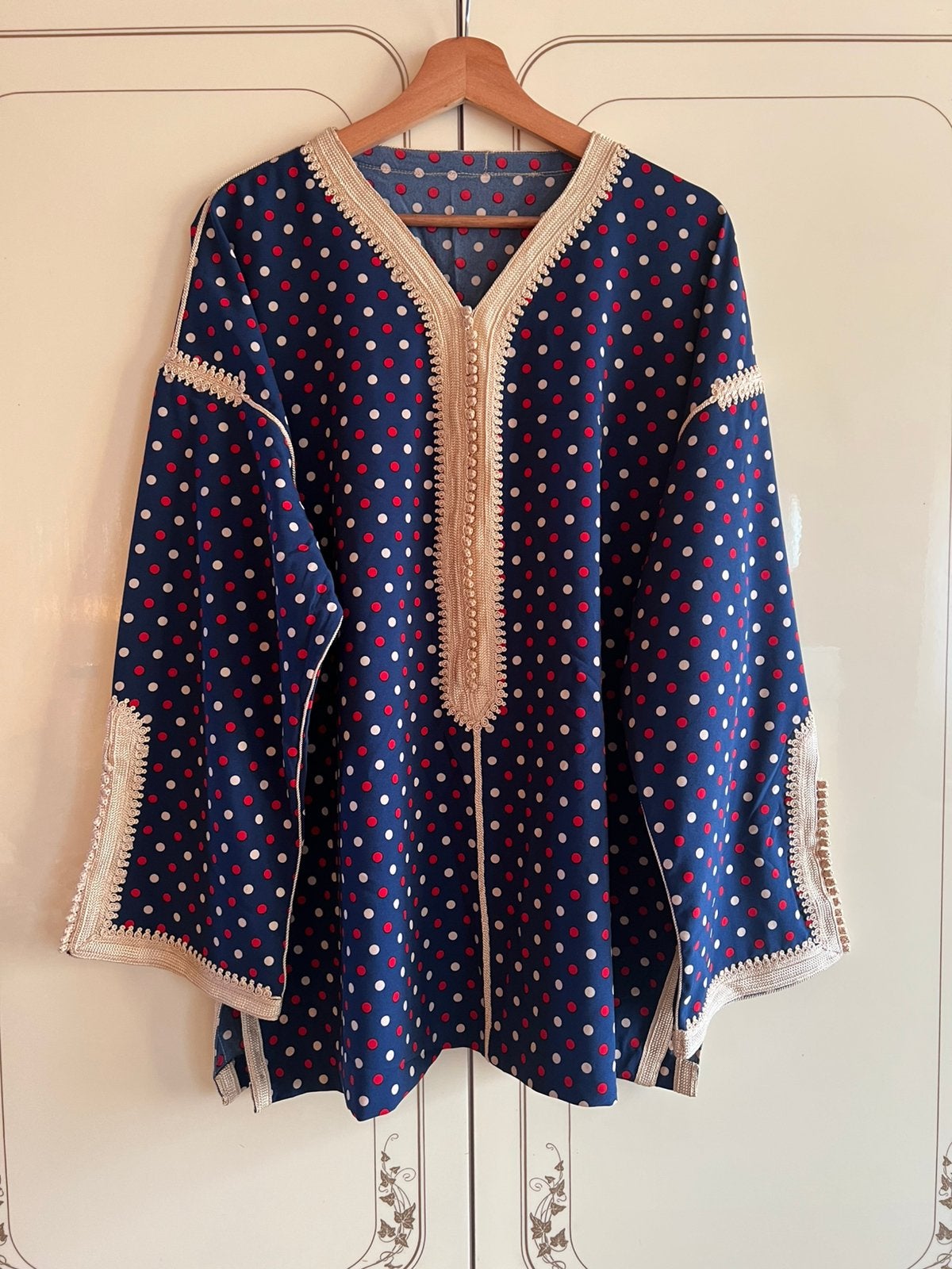 Jabador Polkadot Taille Unique, Enlèvement ou Envoi, Neuf, Taille 42/44 (L), Bleu