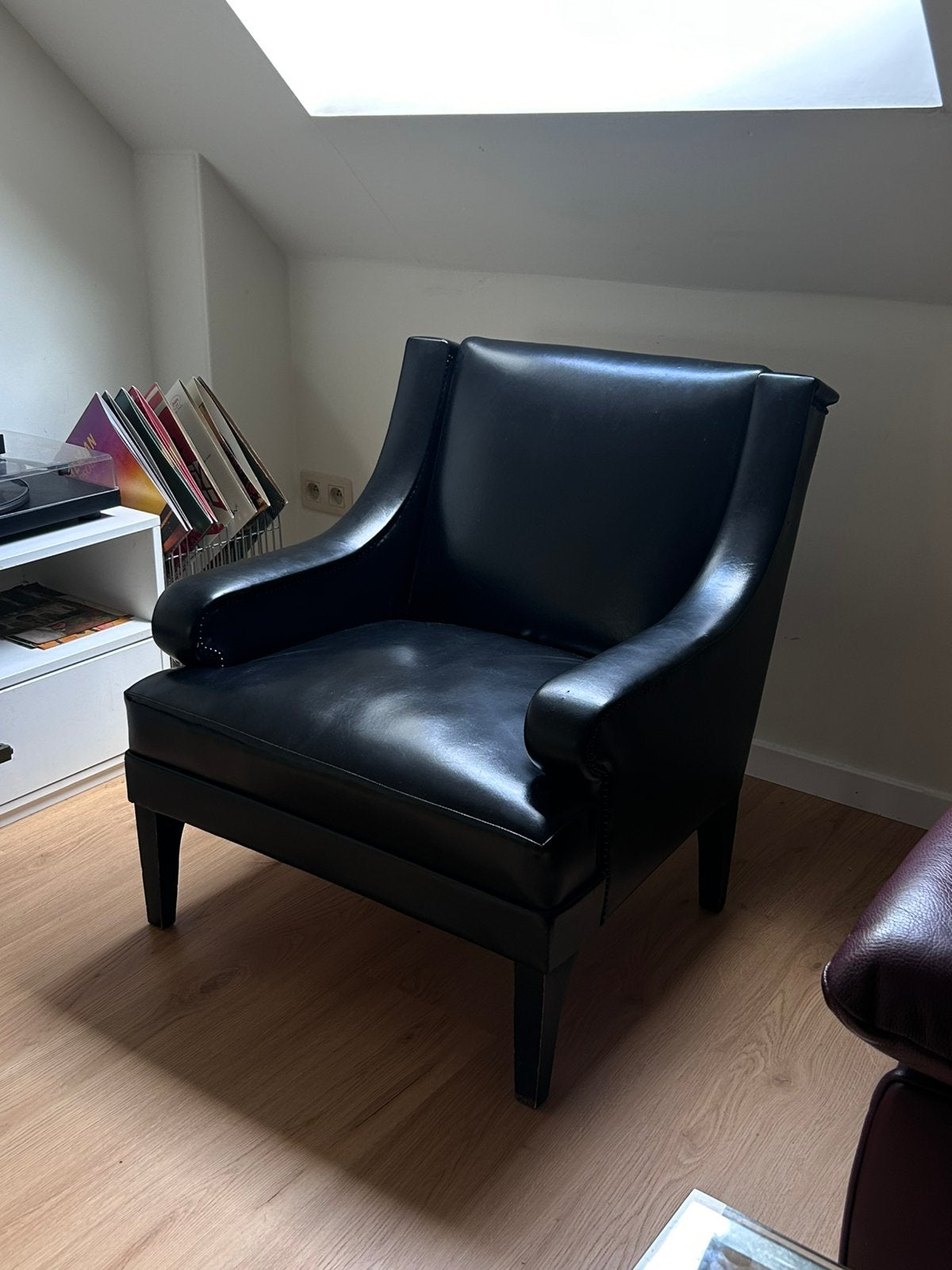 Leather chair, Ophalen, Zo goed als nieuw