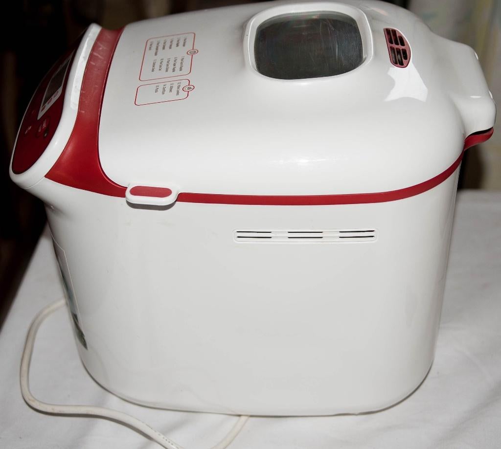 MOULINEX broodbakmachine, Elektronische apparatuur, 400 tot 800 gram deeg, Ophalen of Verzenden, Gebruikt, Kijkvenster