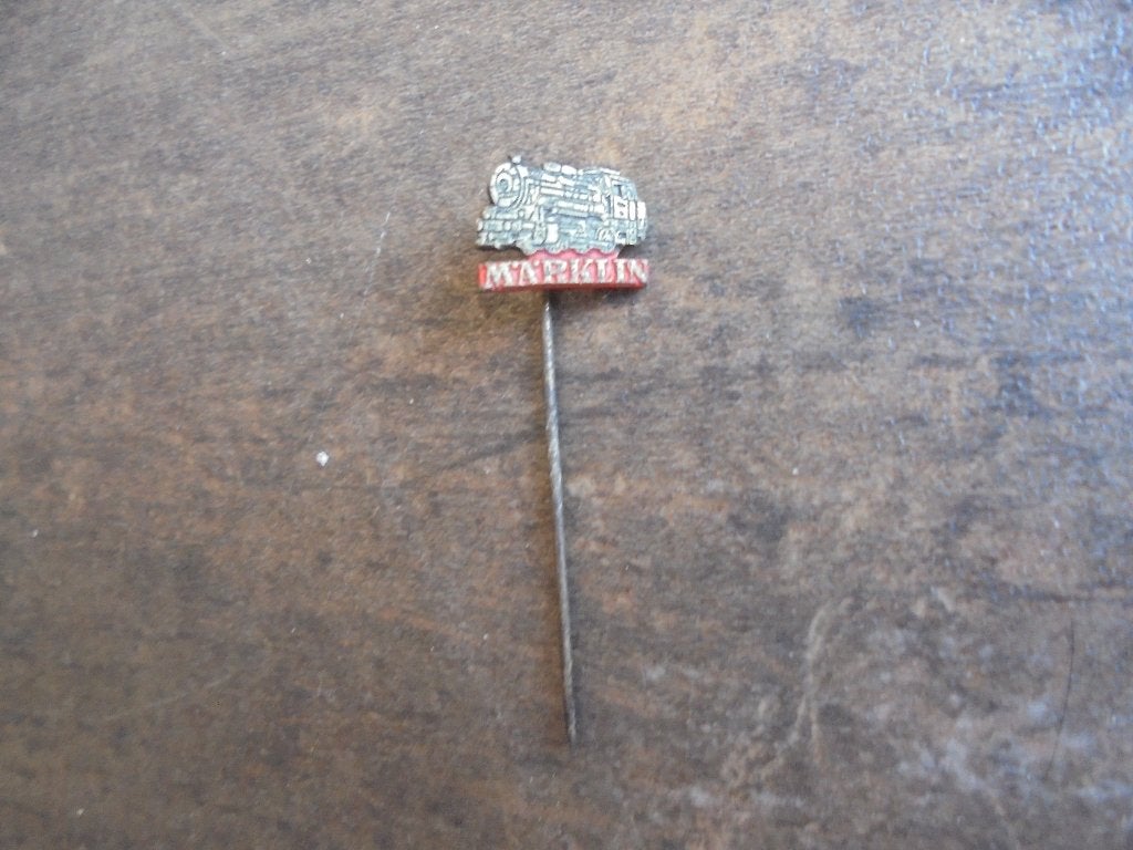Vintage Pin Marklin Modeltreinen (zie foto's) IV, Enlèvement ou Envoi, Utilisé, Transport, Insigne ou Pin's
