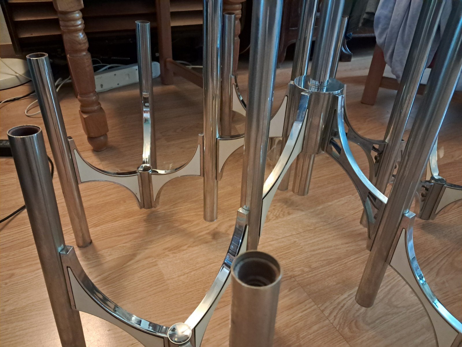 Luster jaren '60, Huis en Inrichting, Lampen | Kroonluchters, Ophalen
