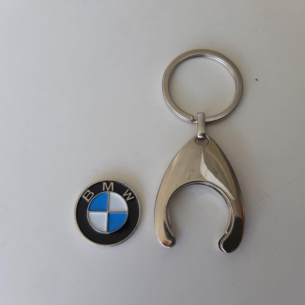BMW Sleutelhanger keyring winkelwagen munt merchandise, -, -, Nieuw, Ophalen of Verzenden