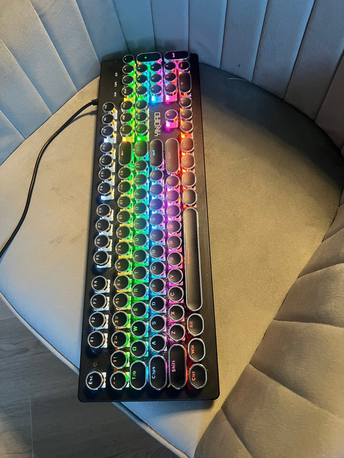 Gaming Mechanical Keyboard met RGB, Computers en Software, Toetsenborden, Ophalen, Zo goed als nieuw, Gaming toetsenbord