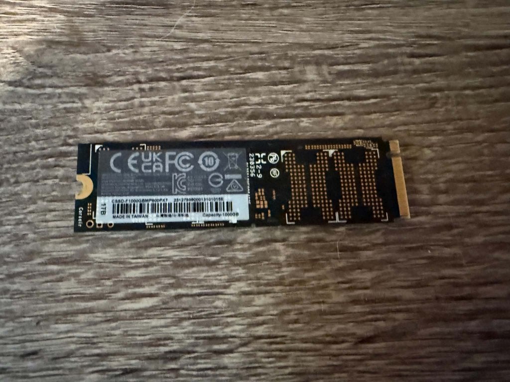 1TB SSD Corsair, Informatique & Logiciels, Enlèvement ou Envoi, SSD, Interne, Comme neuf