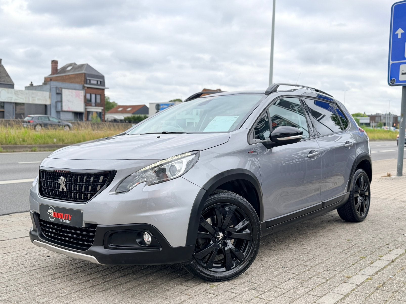 Peugeot 2008 GT-LINE 2017 098000km Automaat Pano Leder Full, Autos, Peugeot, Achat, Euro 6, Entreprise, 110 g/km