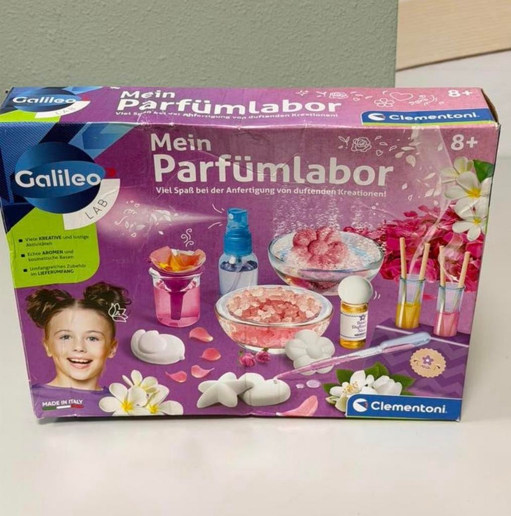 Clementoni Parfumlaboratorium parfum maken – Nieuw DUITS 8+, Ophalen of Verzenden, Nieuw, Knutselen