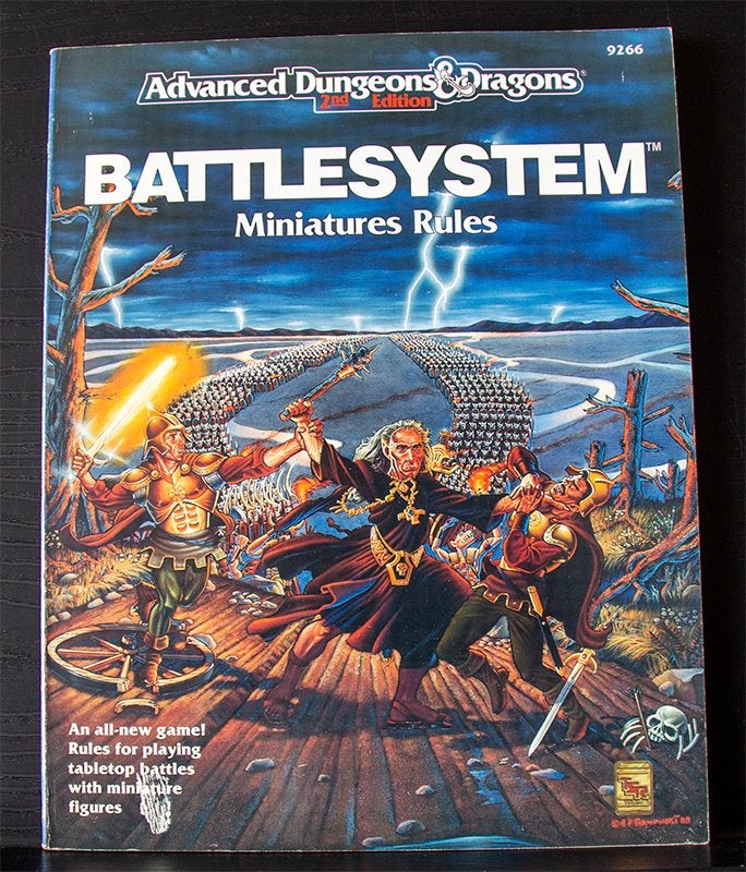 ADD2ndEd-Battlesystem Miniatures Rules (TSR 1989), Enlèvement ou Envoi, Comme neuf, Autres types, Livre ou Catalogue