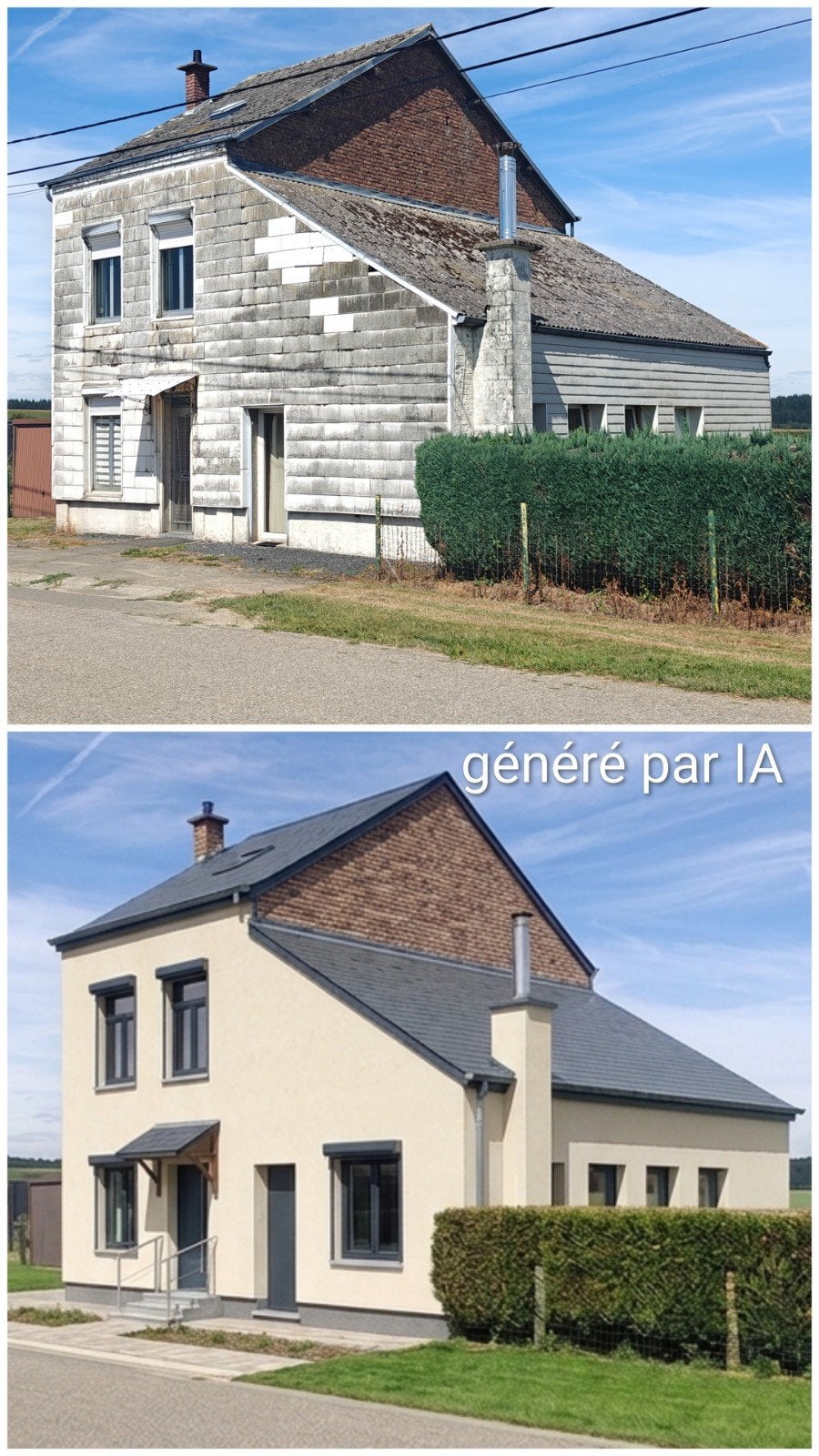 Maison 4 façades à rénover (Bouillon)