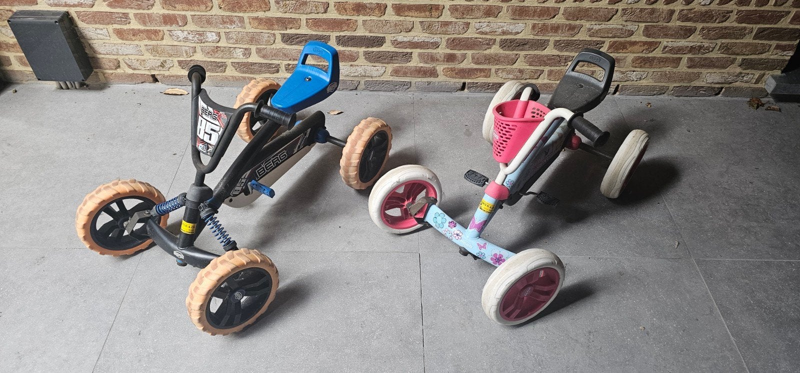 2x Berg Buzzy go-kart, Ophalen, Berg