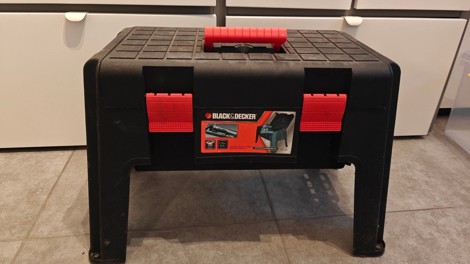 Black&Decker werk koffer/opstapje, Enlèvement, Comme neuf