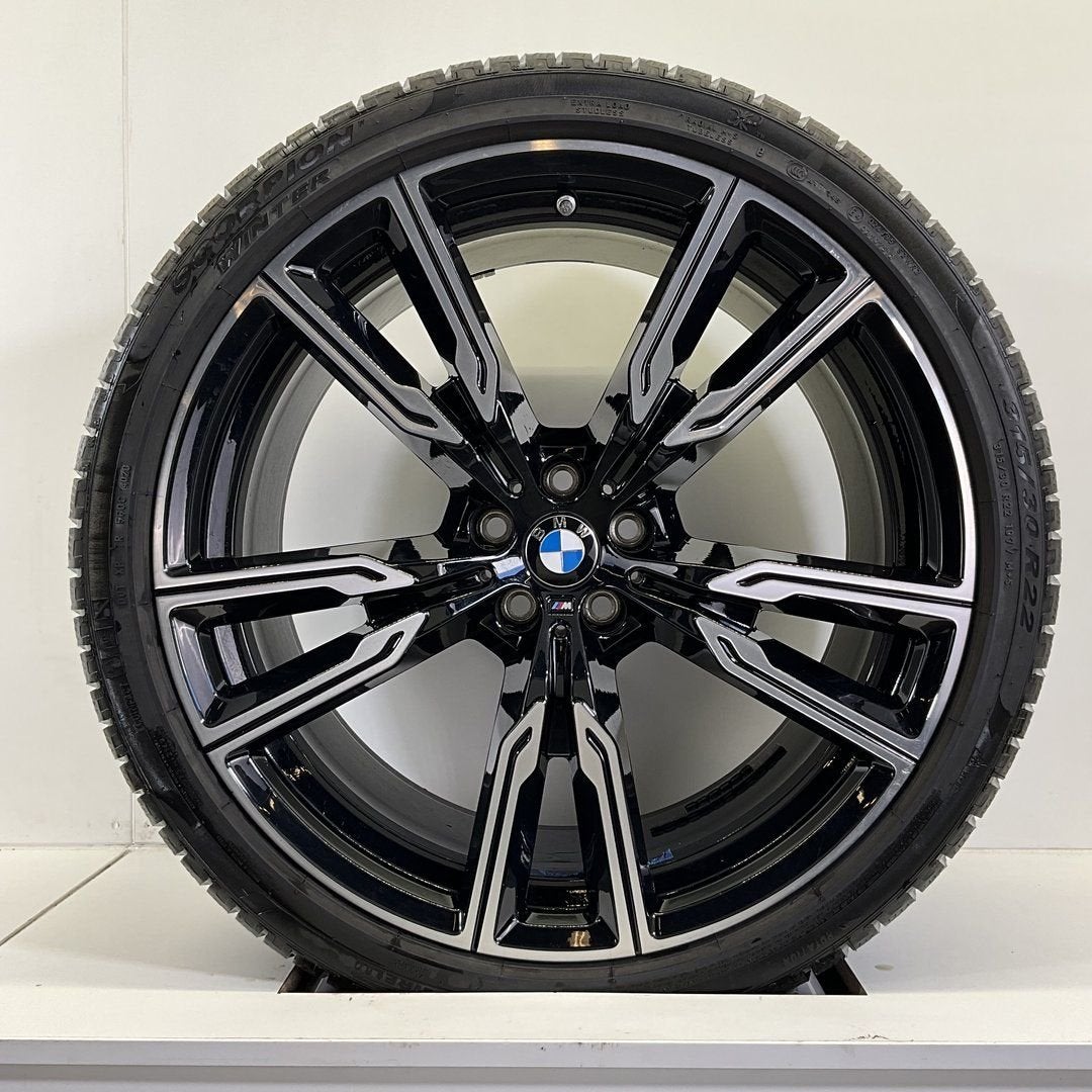 BMW X5 G05 X6 G06 BREEDSET VELGEN + WINTERBANDEN 22 INCH ORI, Auto-onderdelen, Banden en Velgen, Gebruikt, -, 275 mm, -