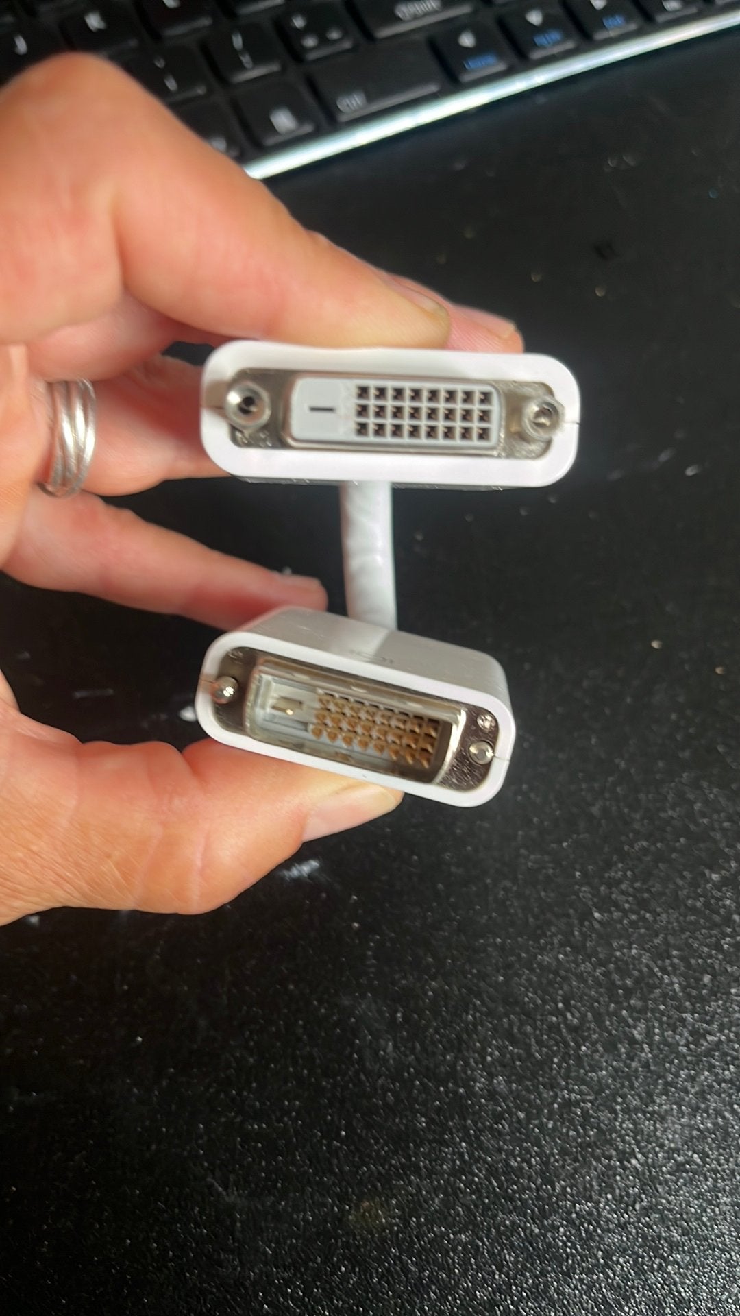 Mini Dvi naar DVI adapter voor oudere Mac, Computers en Software, Ophalen, Zo goed als nieuw