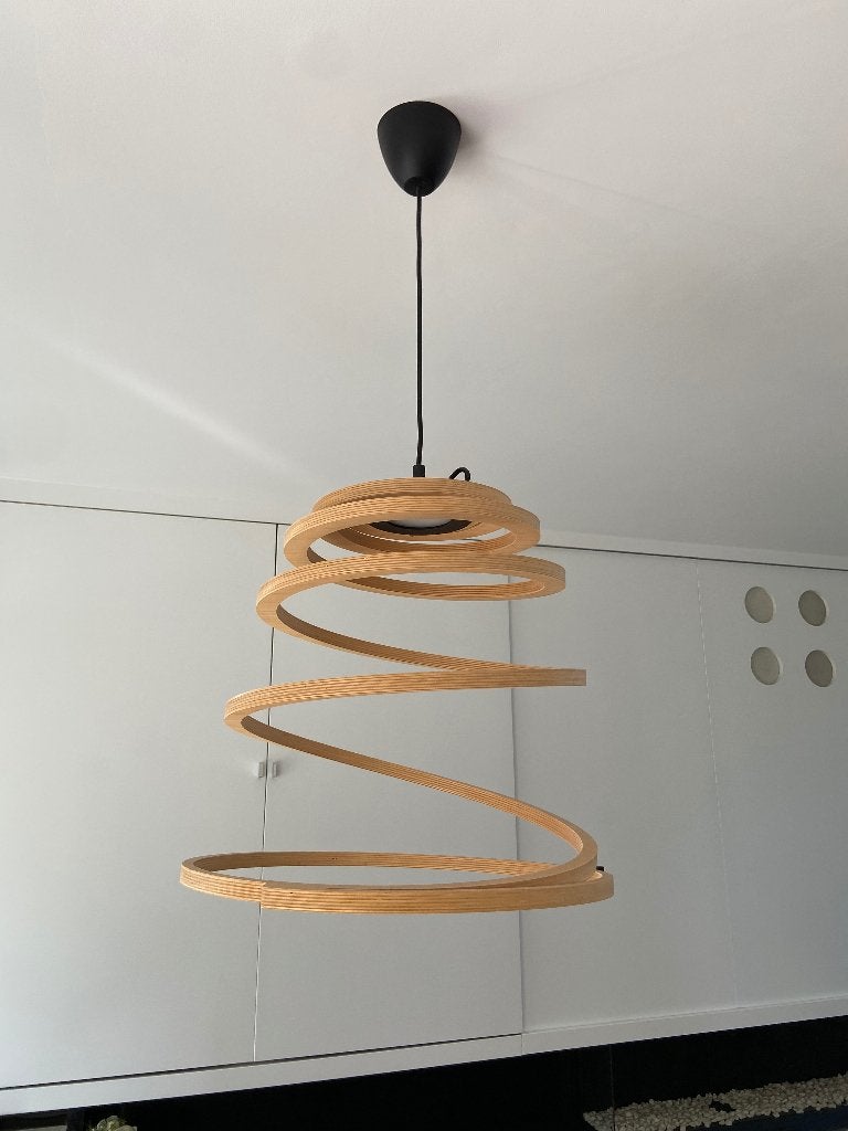 Lampe suspension en bois Secto Design Led, Ophalen, Gebruikt, Hout, Overige fittingen
