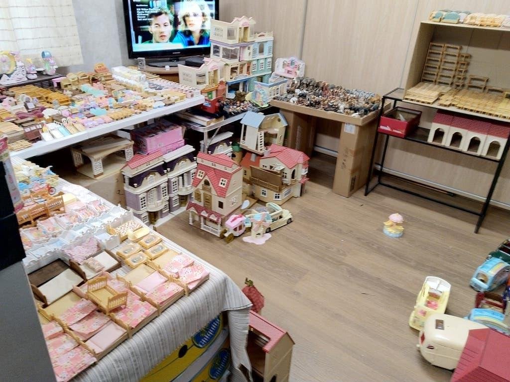 sylvanian meubels en gebouwen, Ophalen of Verzenden, Zo goed als nieuw