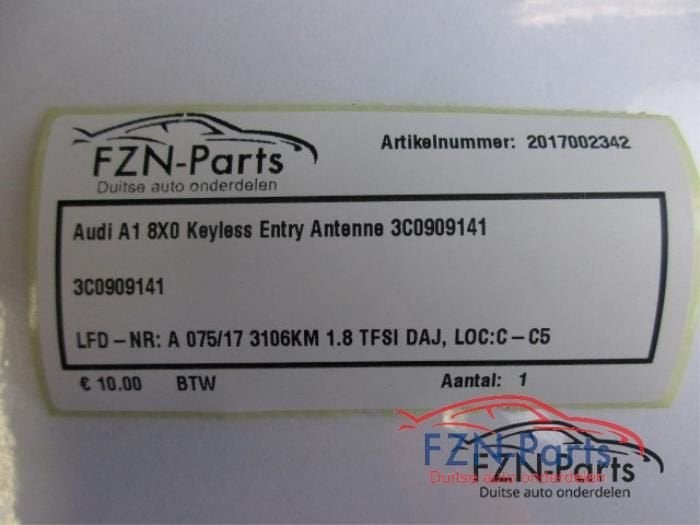 Keyless entry antenne Audi A1 (22735212), Enlèvement ou Envoi, Utilisé