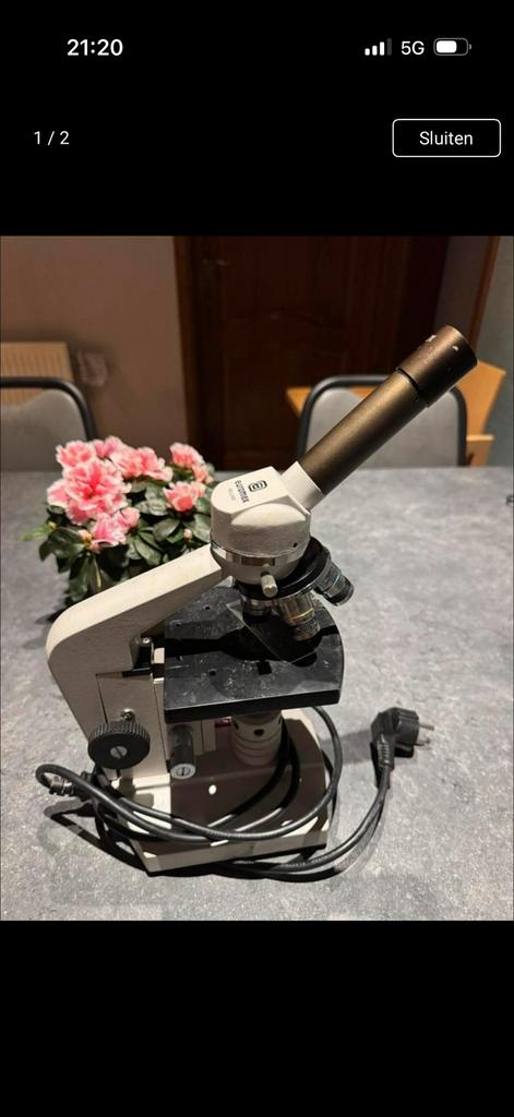 Microscoop, Audio, Tv en Foto, Optische apparatuur | Microscopen, Ophalen of Verzenden, Gebruikt, 400x tot 1000x