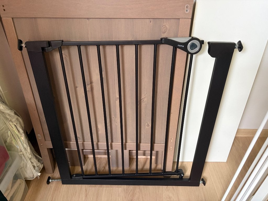 Veiligheidshekje, Kinderen en Baby's, Traphekjes, Ophalen, Aluminium, Zo goed als nieuw, Klemhekje