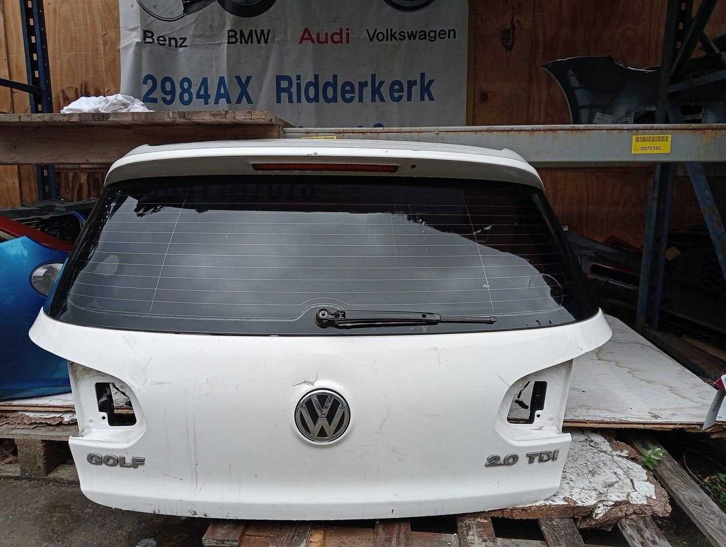 VW Golf 6 Achterklep, Arrière, Volkswagen, -, Haillon arrière