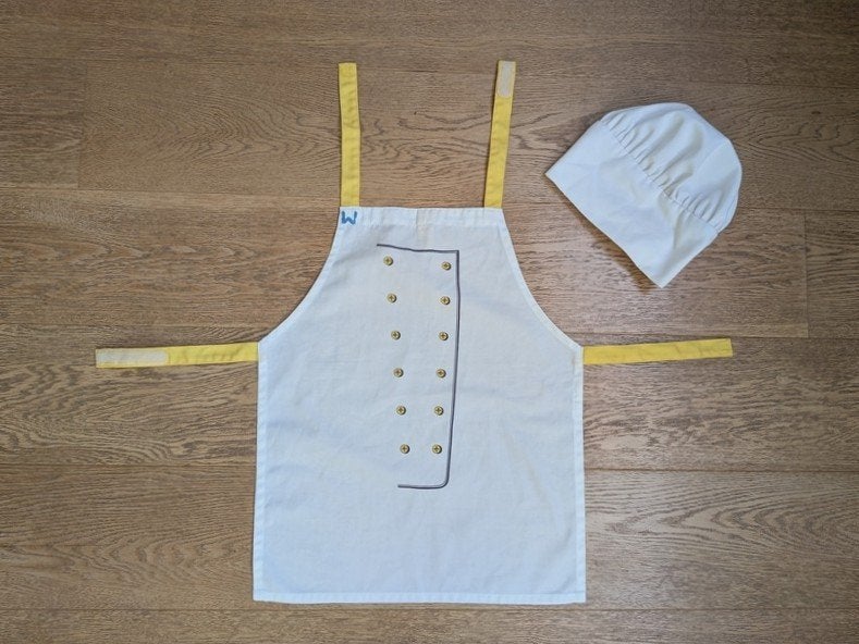 cuisine - tablier de chef, Enfants & Bébés, Enlèvement, Utilisé