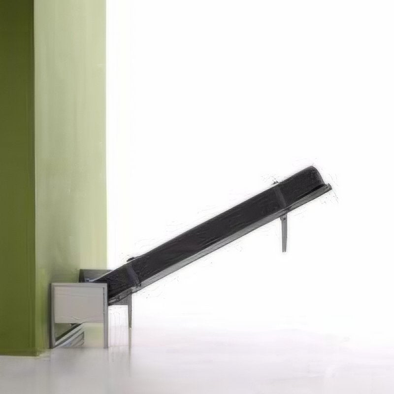 Opklapbed 140cm - Boone Cubed wit, Ophalen, Wit, Tweepersoons, 140 cm