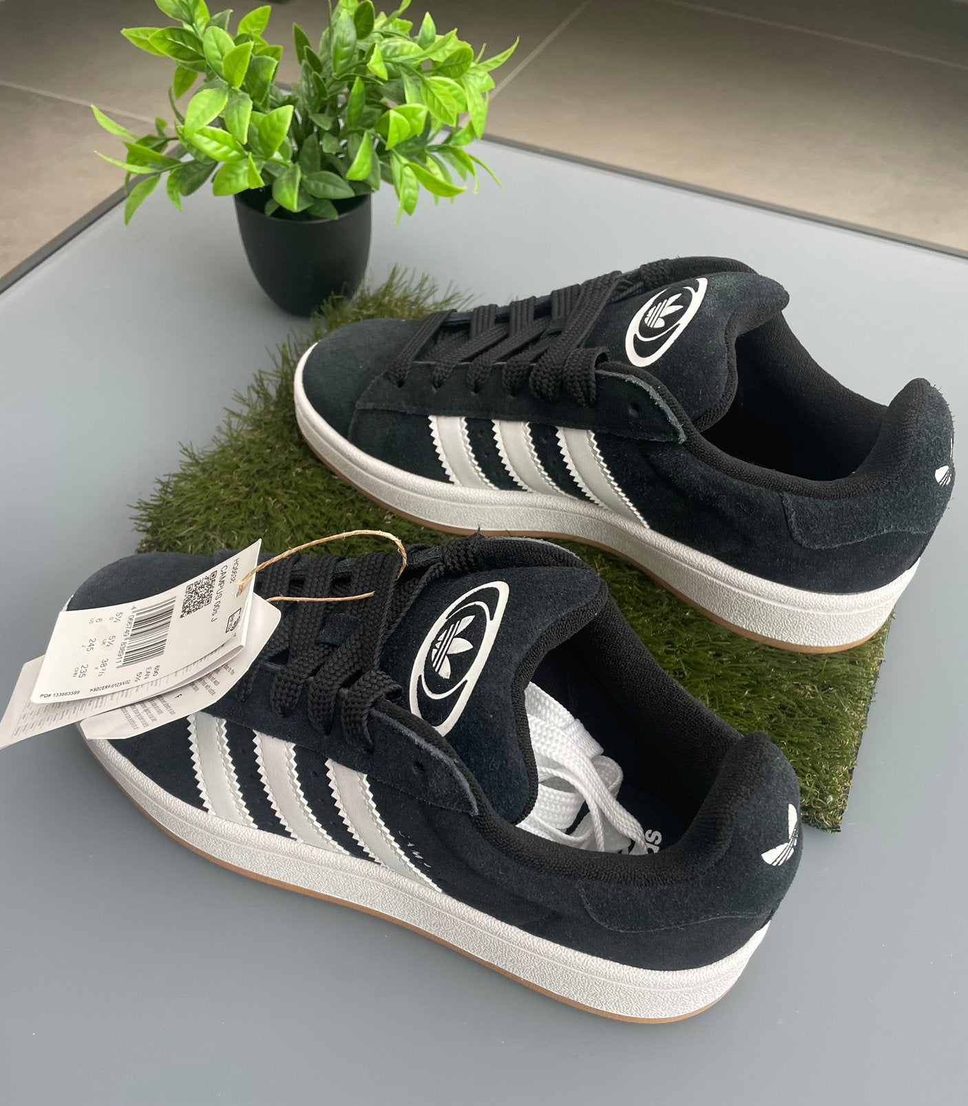 Adidas Campus 00s J - Black/White - size 38⅔, Zwart, Nieuw, Ophalen of Verzenden, Sneakers