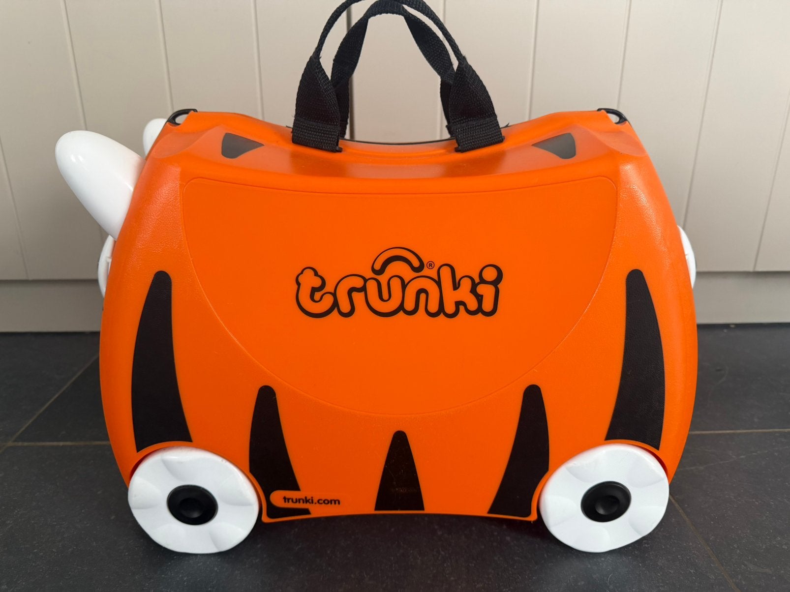Trunki reiskoffer voor kinderen - tijger, Ophalen of Verzenden, Gebruikt, Hard kunststof, Wieltjes