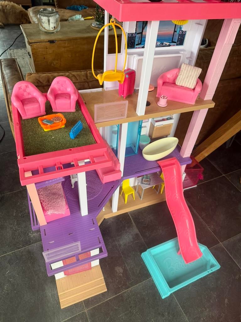 XL Barbiehuis te koop met heel veel extra’s, Kinderen en Baby's, Ophalen, Zo goed als nieuw