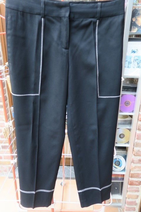 Broek zwart met zakken Ermanno Scervino mt 38 (it42), Kleding | Dames, Broeken en Pantalons, Maat 38/40 (M), Zwart, Nieuw, Ophalen of Verzenden