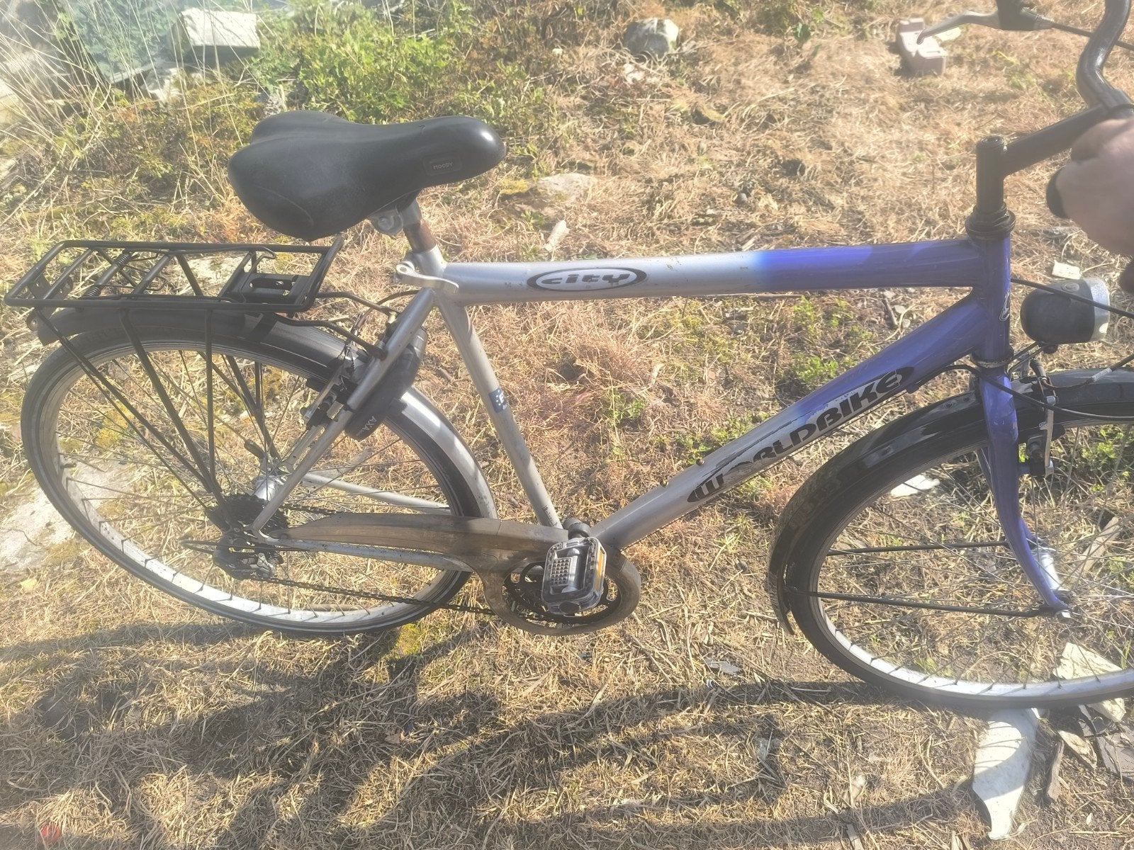 Herenfiets in goede staat, Ophalen