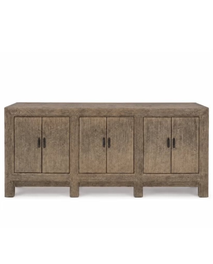 Buffet chinois authentique du Shanxi - 220 cm, Avec porte(s), 25 à 50 cm, 200 cm ou plus, Comme neuf
