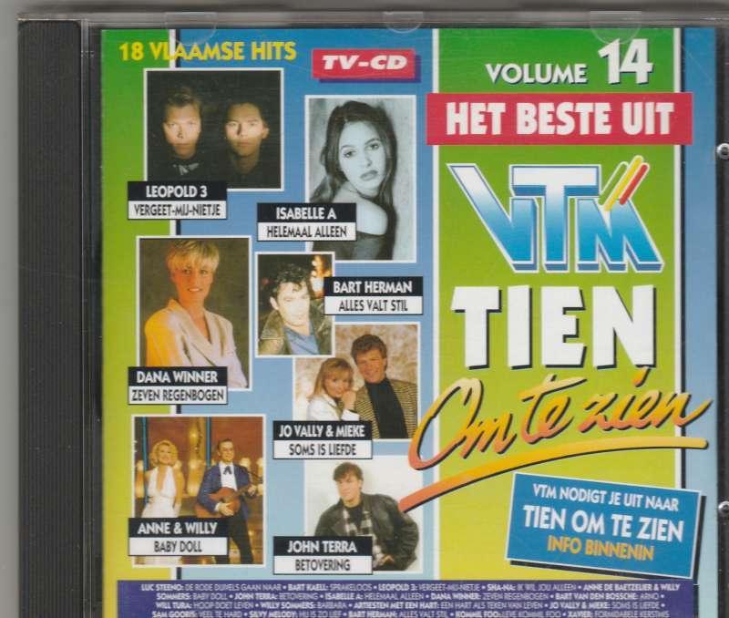 CD VTM Tien Om Te Zien VOL 14 - 1994, Cd's en Dvd's, Ophalen of Verzenden, Zo goed als nieuw, Pop