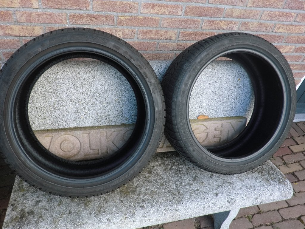 winterbanden 215/40 17 Dunlop   5-6mm  Audi A1, Auto-onderdelen, Banden en Velgen, Ophalen, 17 inch, Winterbanden, Band(en)