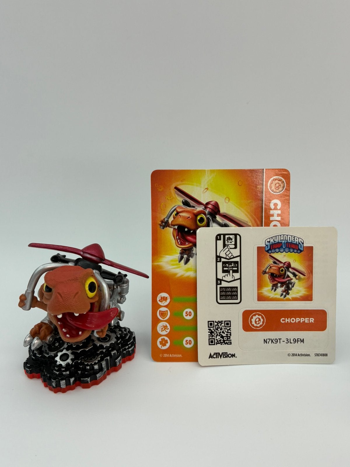 Skylanders Trap Team Chopper avec autocollant et carte, Envoi, Comme neuf