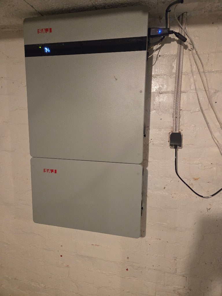 Thuisbatterij 10kwh SAJ AS1-3KS-5.1, Bricolage & Construction, Panneaux solaires & Accessoires, Enlèvement, Utilisé, Système complet
