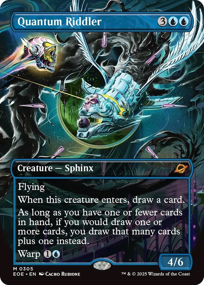 MTG- Quantum riddler (NM), Enlèvement, Neuf
