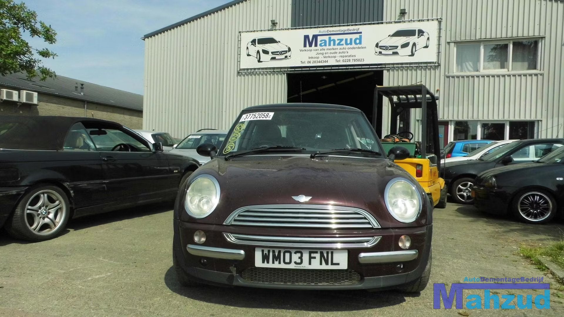 MINI COOPER r50 r51 r52 r53 stof zwart grijs interieur compl, Auto-onderdelen, Gebruikt, Customer.service@mini.co.uk, Mini, BMW AG