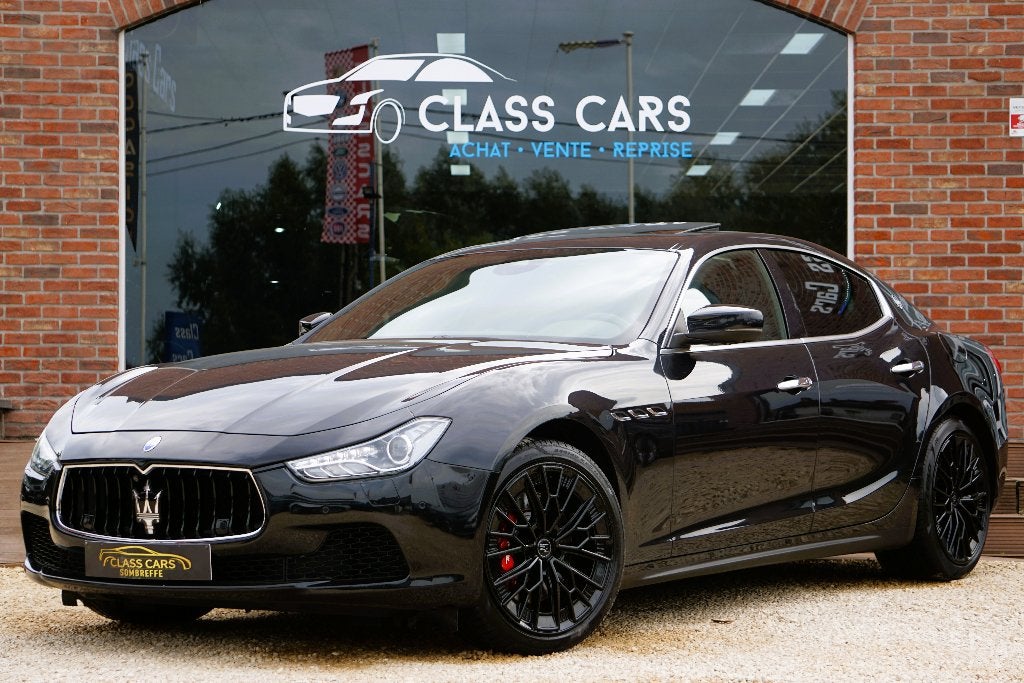 MASERATI GHIBLI 3.0 V6 FACELIFT TOIT-OUVRAN NAVI, Autos, Achat, Euro 6, Entreprise, 257 kW