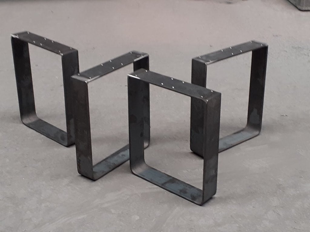 2 stalen bankpoten 36x43cm hoog - banken - tuinbank - bank, Jardin & Terrasse, Bancs de jardin, Enlèvement, Neuf, Métal