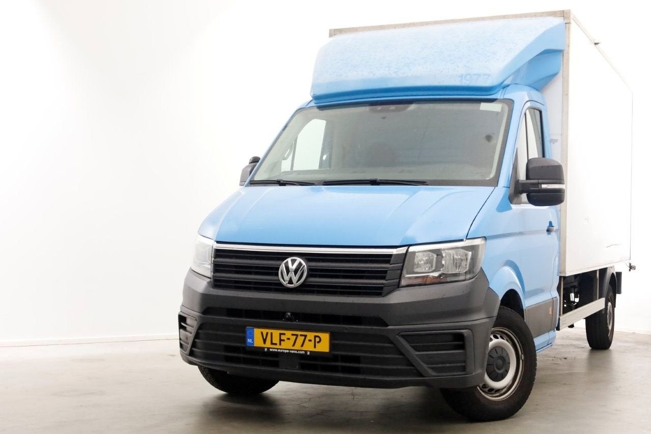 Volkswagen Crafter 35 2.0 TDI E6 Bakwagen met achterdeuren 2, Auto's, Blauw, Bedrijf, 277 g/km, Onderhoudsboekje