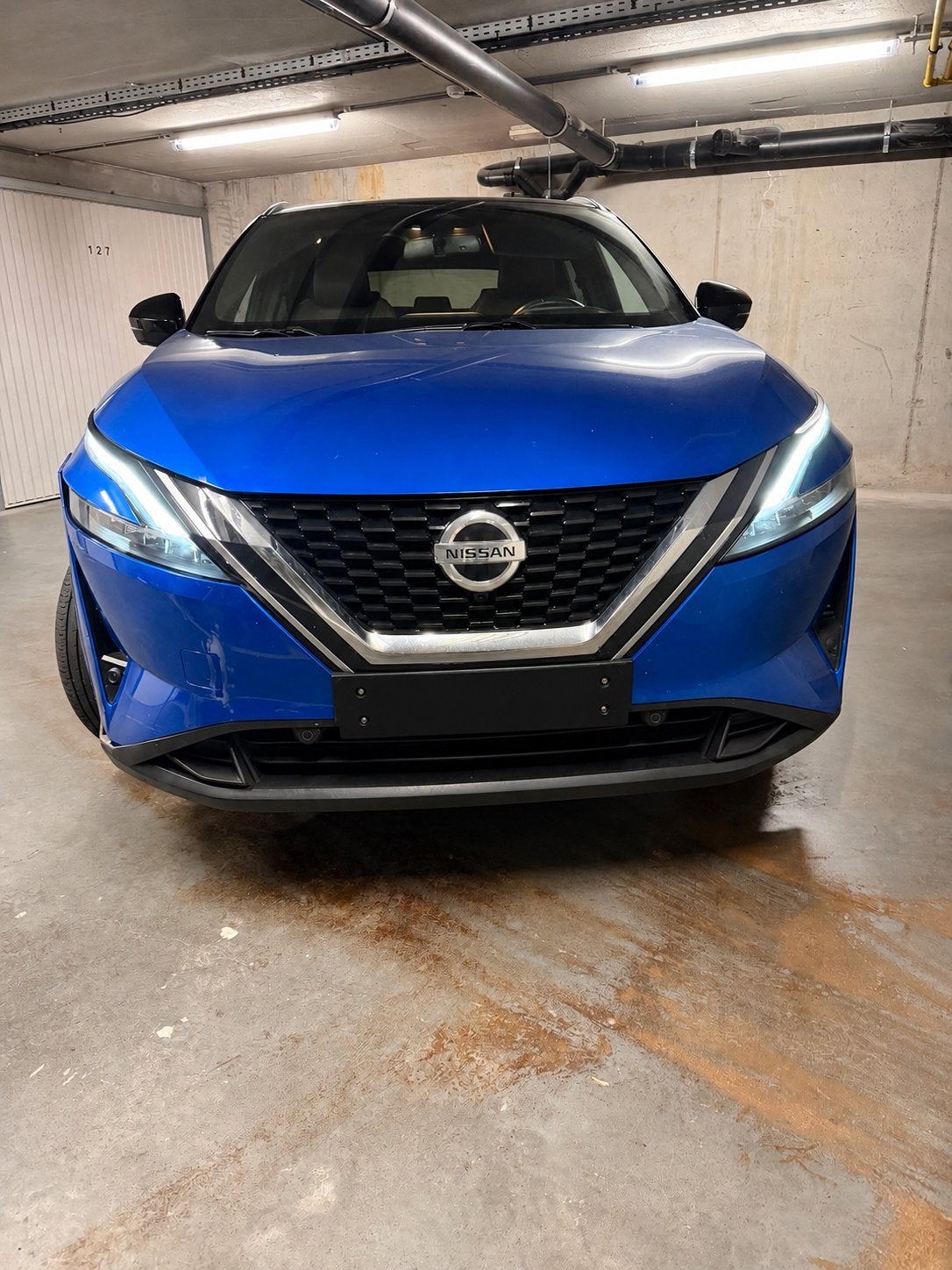 Nissan Qashqai tekna 1.3 mild hybrid 140 pk manueel 1ste eig, Auto's, Blauw, 360° camera, Particulier, Qashqai
